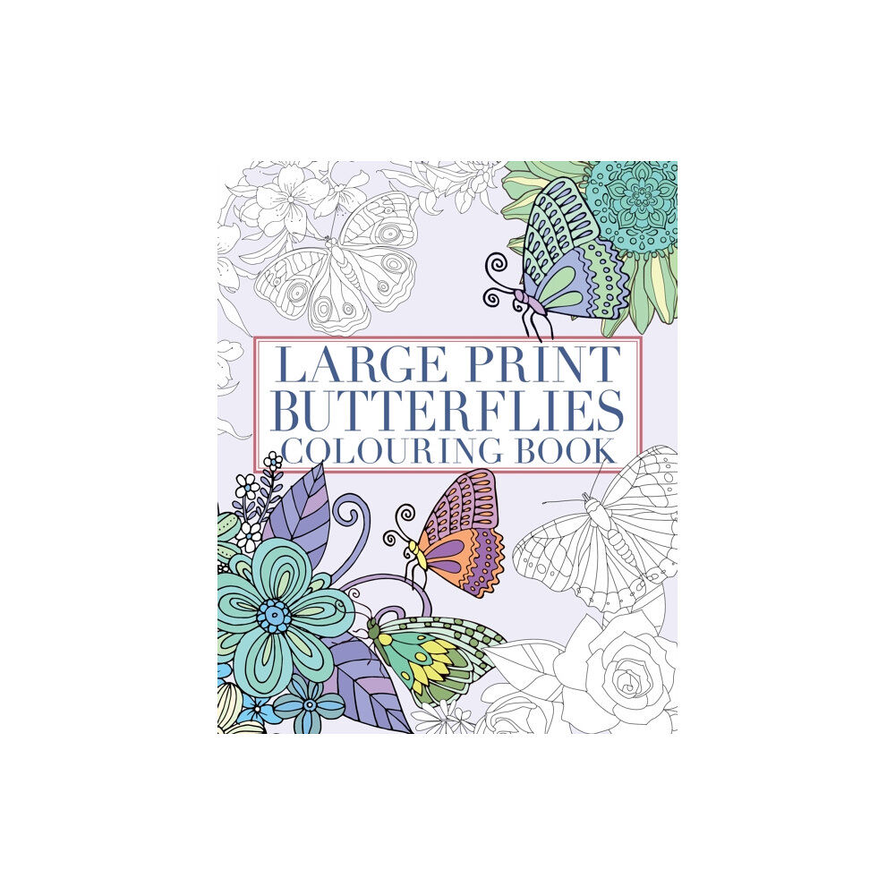 Arcturus publishing ltd Large Print Butterflies Colouring Book (häftad, eng)