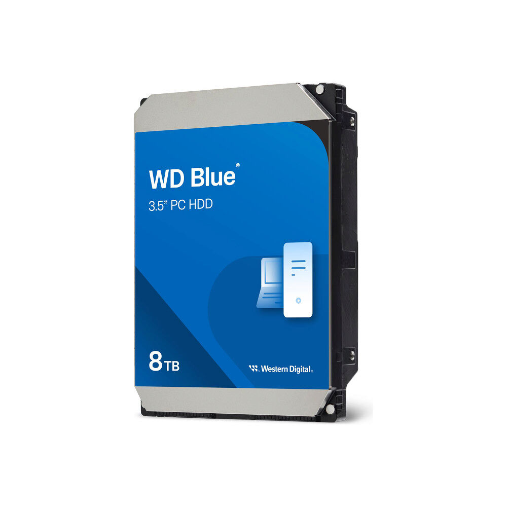 Western Digital WD Blue WD80EAAZ - hårddisk - 8 TB - SATA 6Gb/s