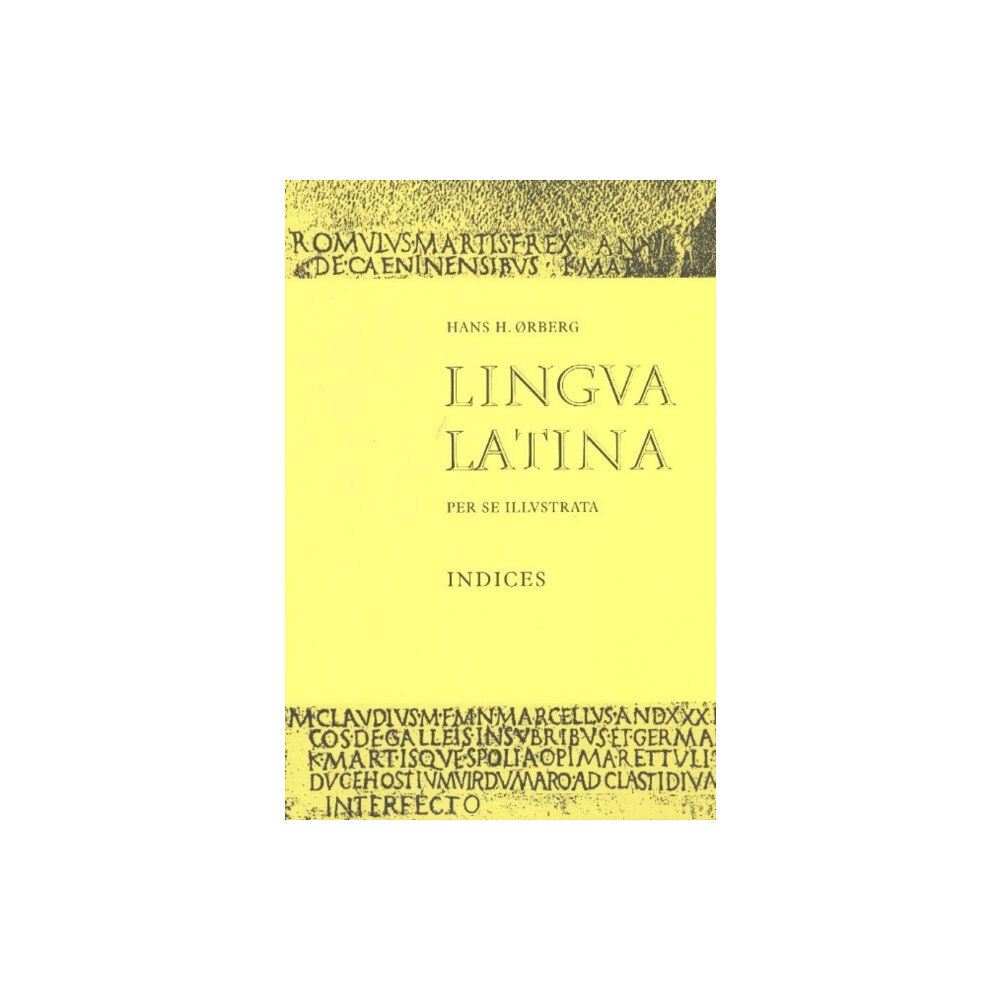 Domus Latina Lingua Latina - Indices (häftad, eng)