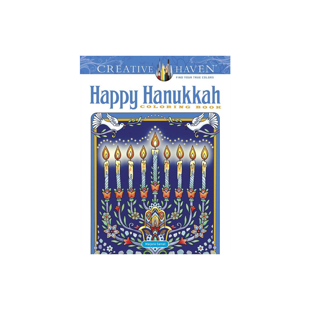 Dover publications inc. Creative Haven Happy Hanukkah Coloring Book (häftad, eng)