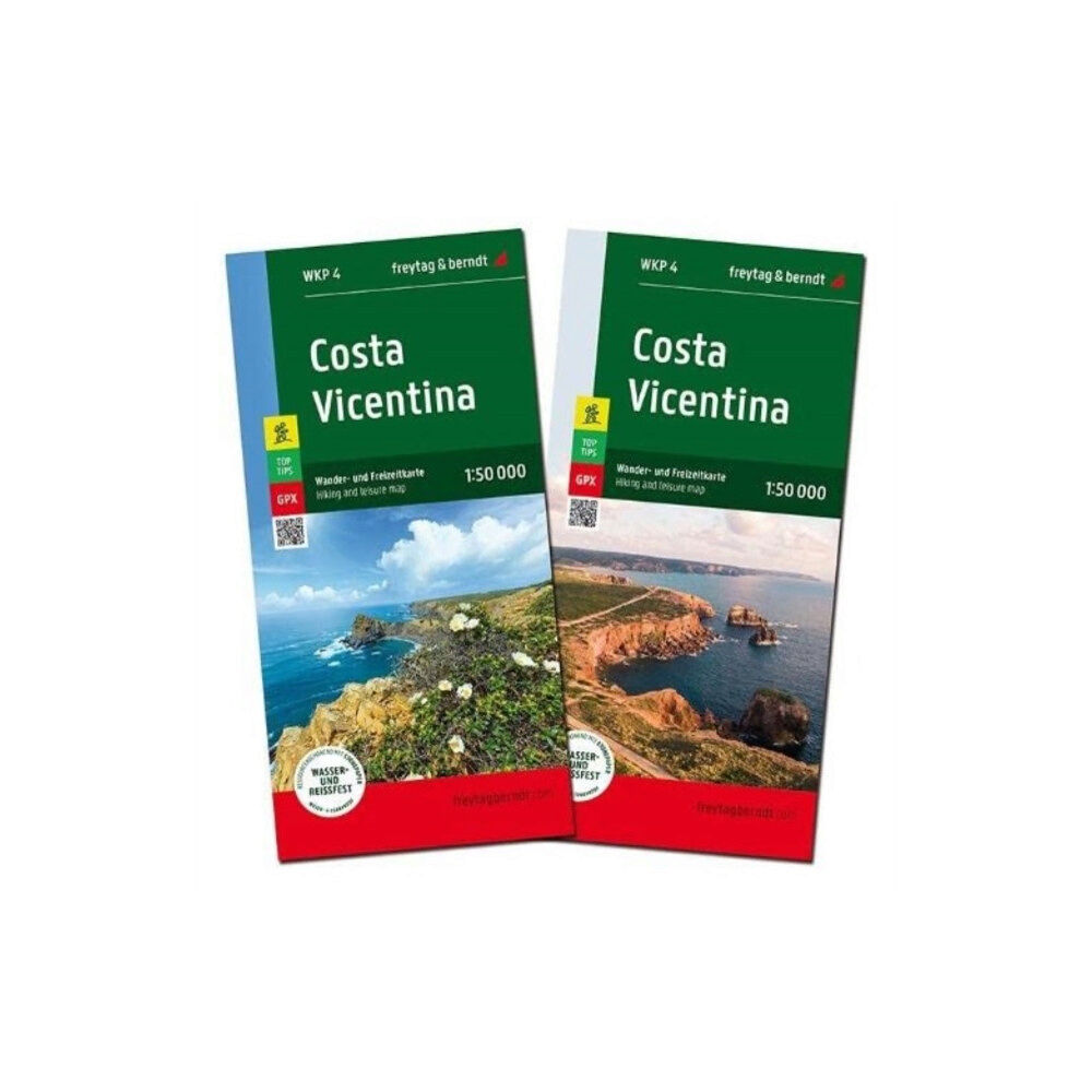 Freytag-Berndt Costa Vicentina Hiking and Leisure Map 1:50,000