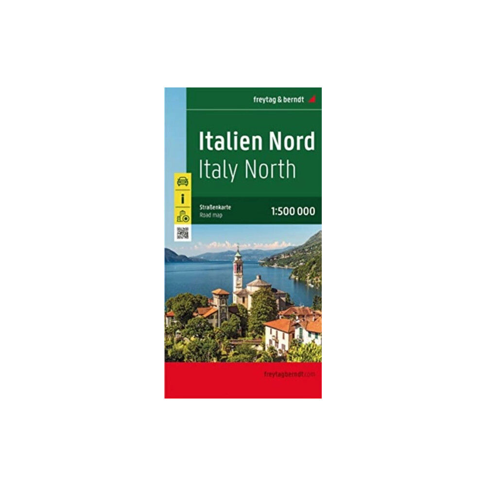 Freytag-Berndt Northern Italy, road map 1:500,000, freytag & berndt