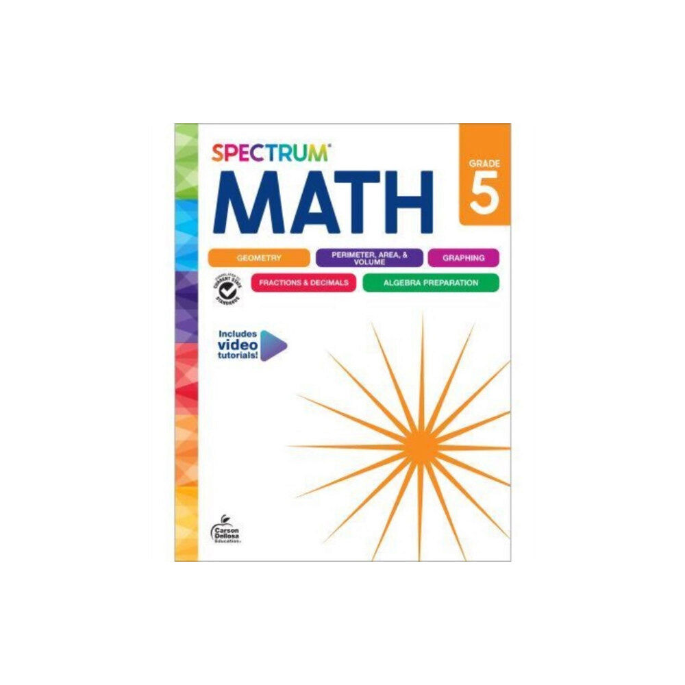 Carson Dellosa Spectrum Math Workbook Grade 5 (häftad, eng)