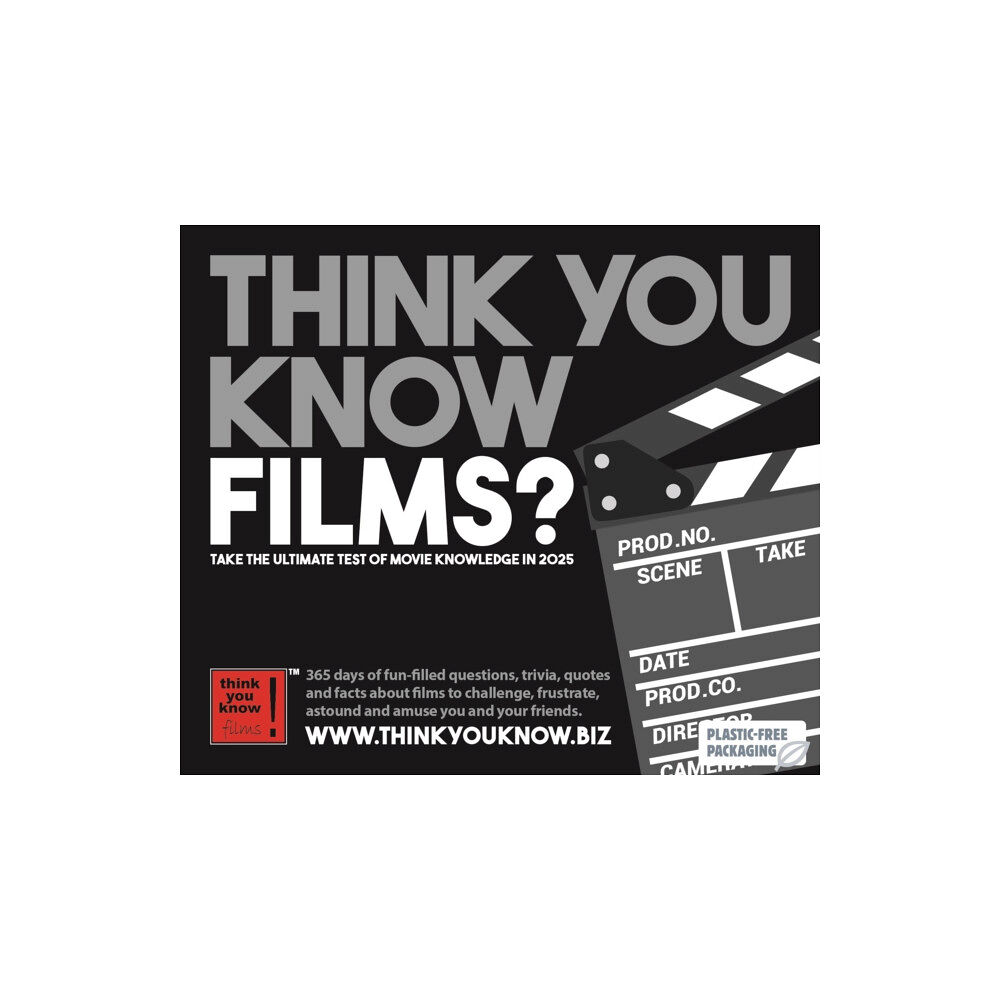 Think You Know Think You Know Films Box Calendar 2025 (häftad, eng)