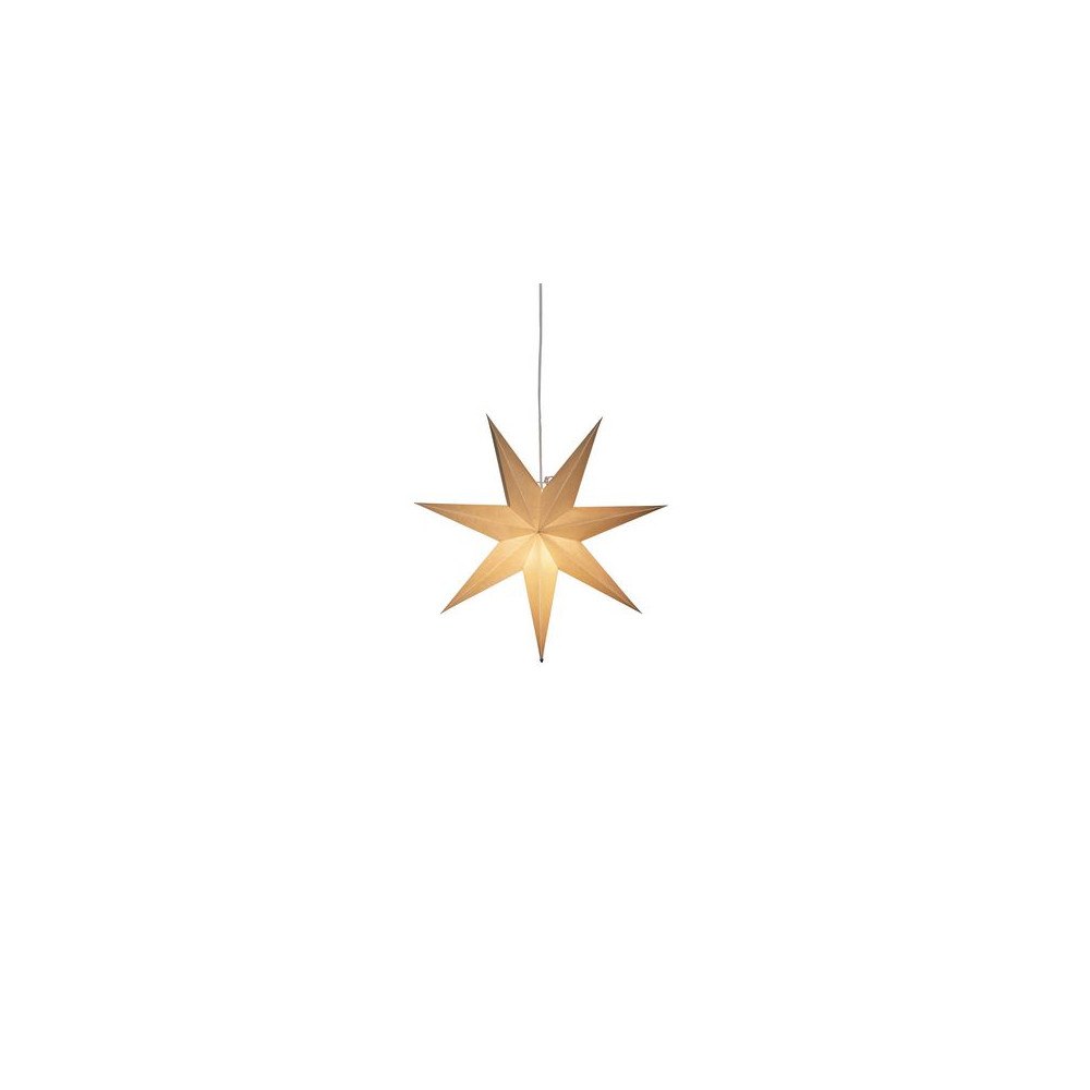 KONSTSMIDE Pappersstjärna Star 60cm vit