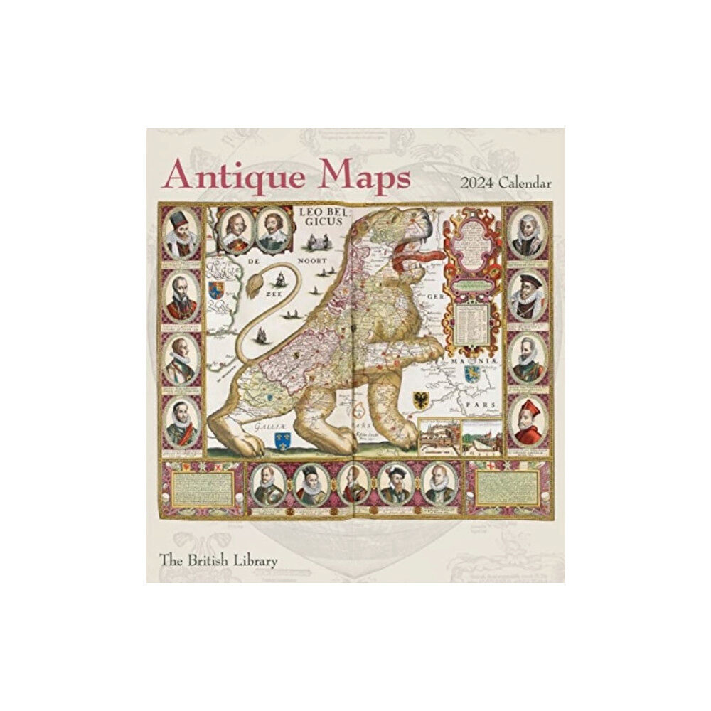 Pomegranate Antique Maps 2024 Wall Calendar (häftad, eng)