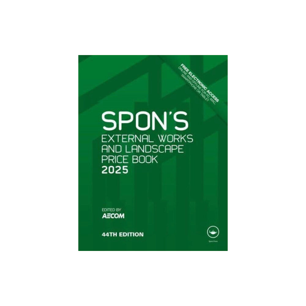 Taylor & francis ltd Spon's External Works and Landscape Price Book 2025 (inbunden, eng)