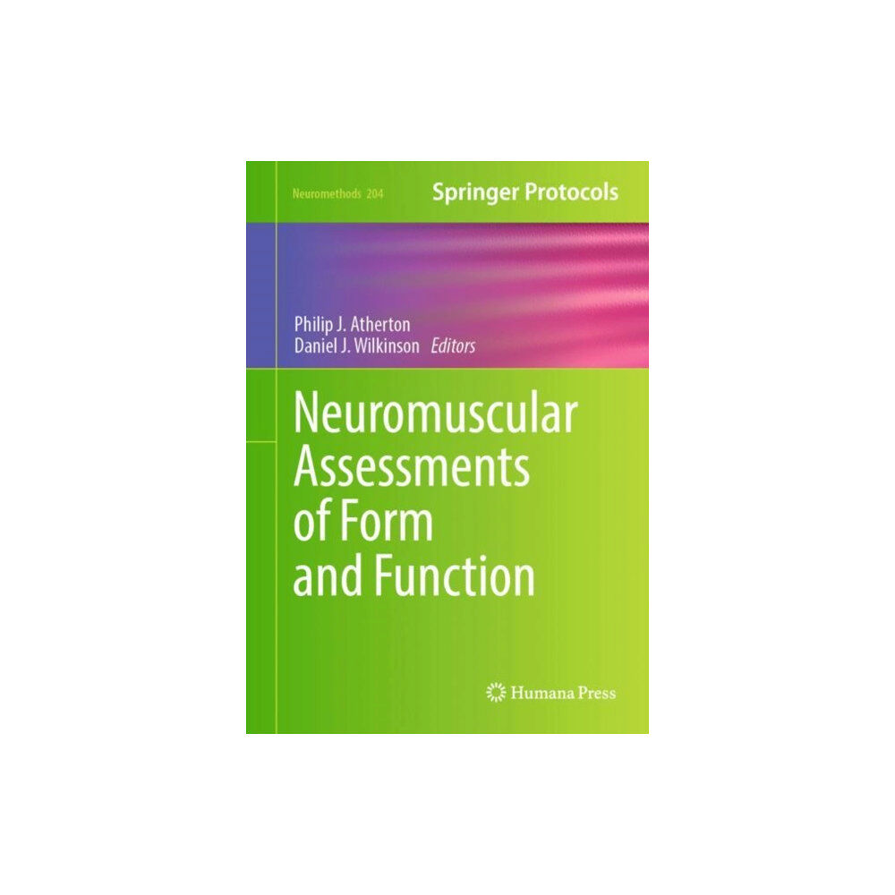 Springer-Verlag New York Inc. Neuromuscular Assessments of Form and Function (inbunden, eng)