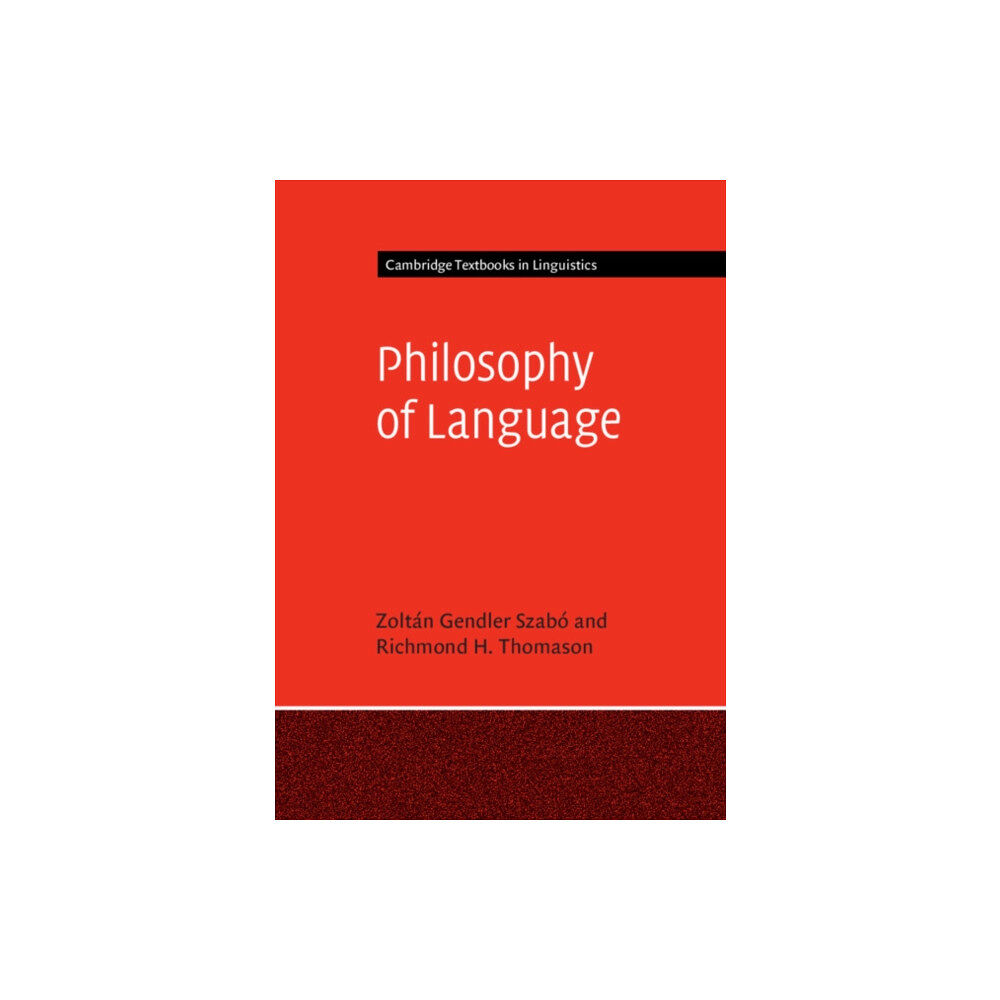 Cambridge University Press Philosophy of Language (häftad, eng)