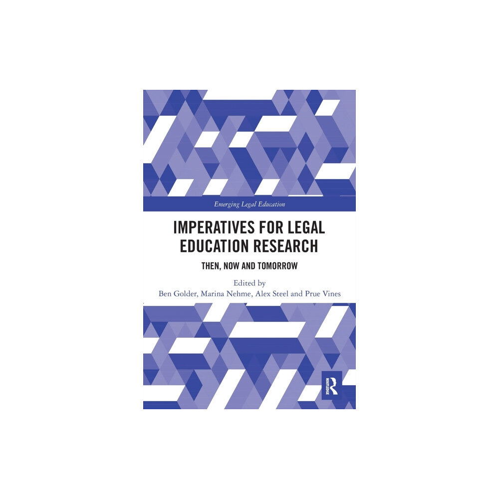 Taylor & francis ltd Imperatives for Legal Education Research (häftad, eng)