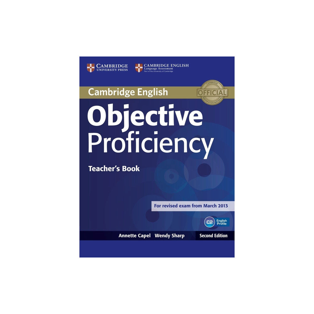 Cambridge University Press Objective Proficiency Teacher's Book (häftad, eng)