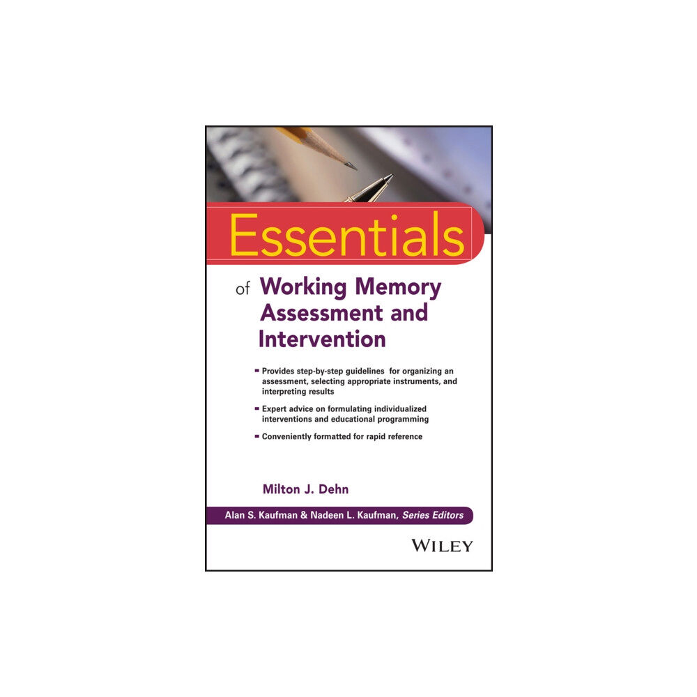 John Wiley & Sons Inc Essentials of Working Memory Assessment and Intervention (häftad, eng)