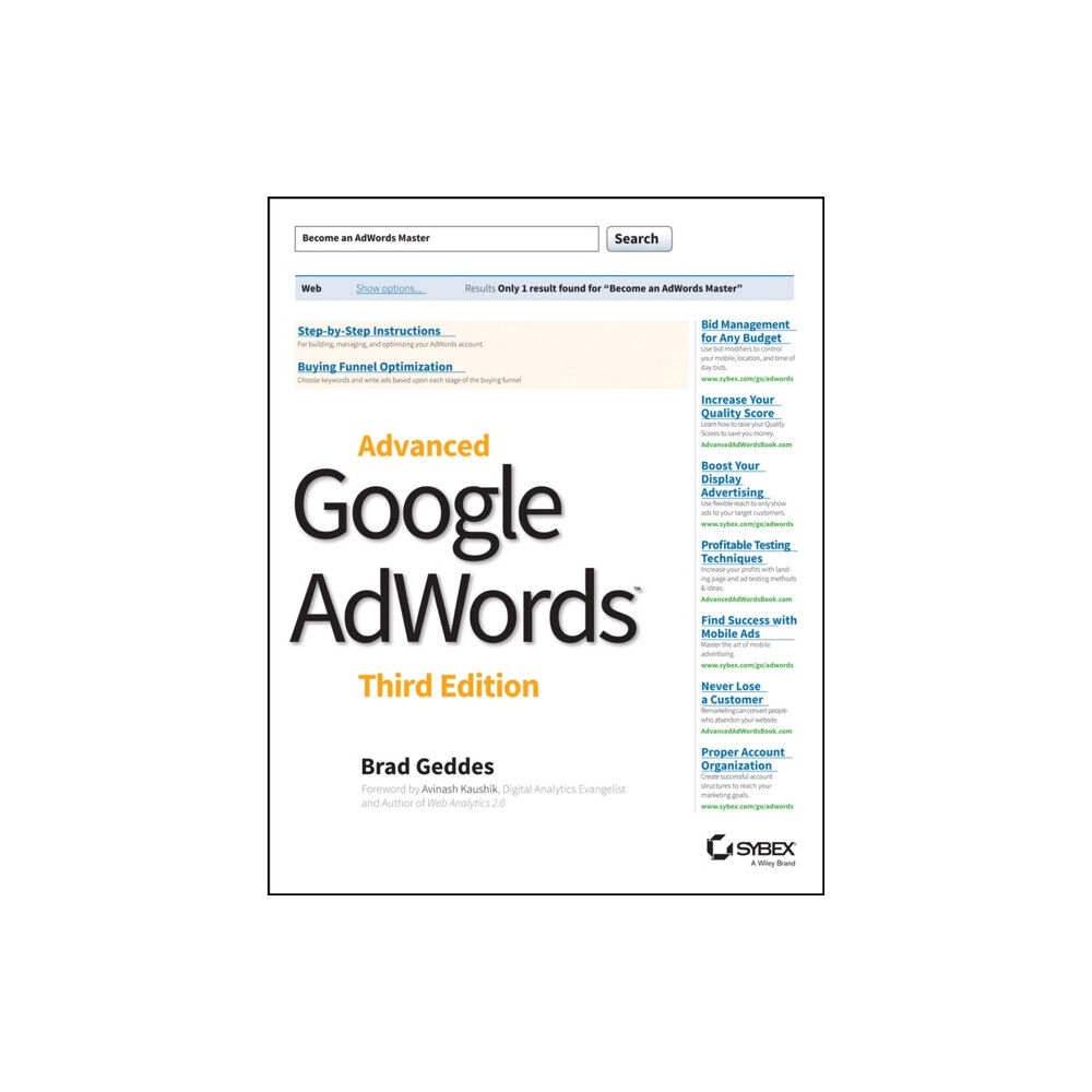 John Wiley & Sons Inc Advanced Google AdWords (häftad, eng)