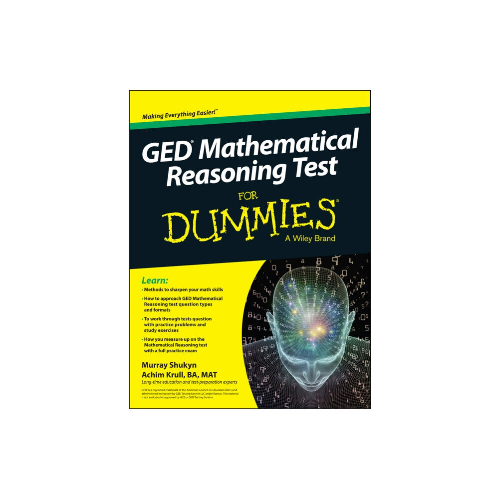 John Wiley & Sons Inc GED Mathematical Reasoning Test For Dummies (häftad, eng)