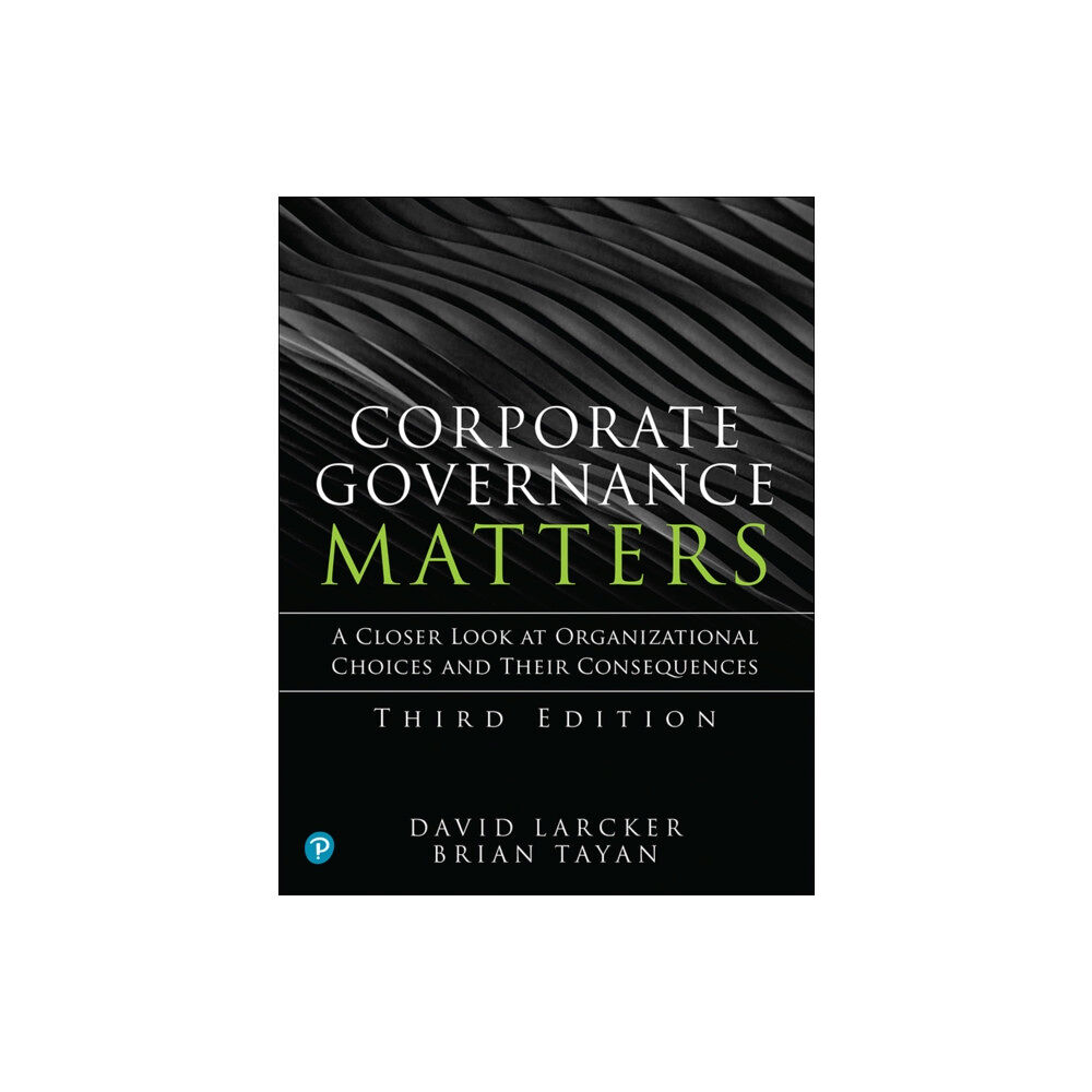 Pearson Education (US) Corporate Governance Matters (häftad, eng)