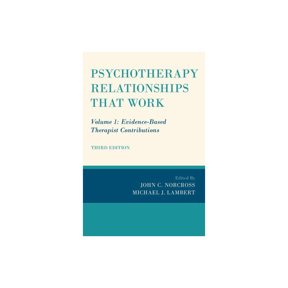 Oxford University Press Inc Psychotherapy Relationships that Work (inbunden, eng)