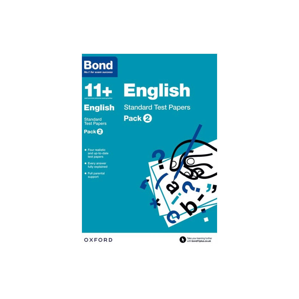 Oxford University Press Bond 11+: English: Standard Test Papers: Ready for the 2026 exam (for GL Assessment & other 11 plus exams) (häftad, eng)