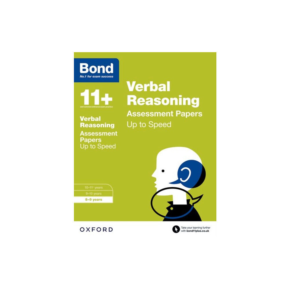 Oxford University Press Bond 11+: Verbal Reasoning: Up to Speed Papers (for GL Assessment & other 11 plus exams) (häftad, eng)