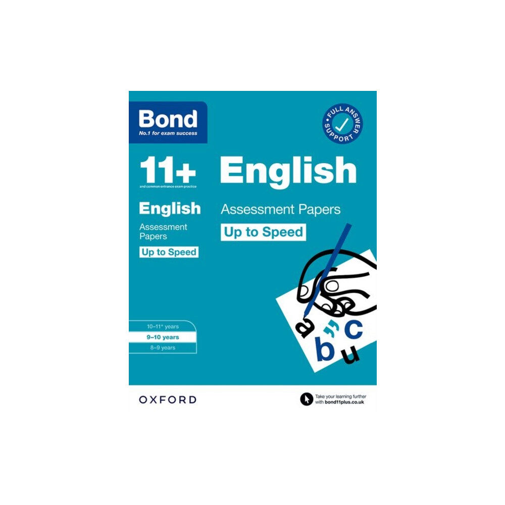 Oxford University Press Bond 11+: English Up to Speed Assessment Papers with Answer Support 9-10 Years (for GL Assessment & other 11 plus exams)...
