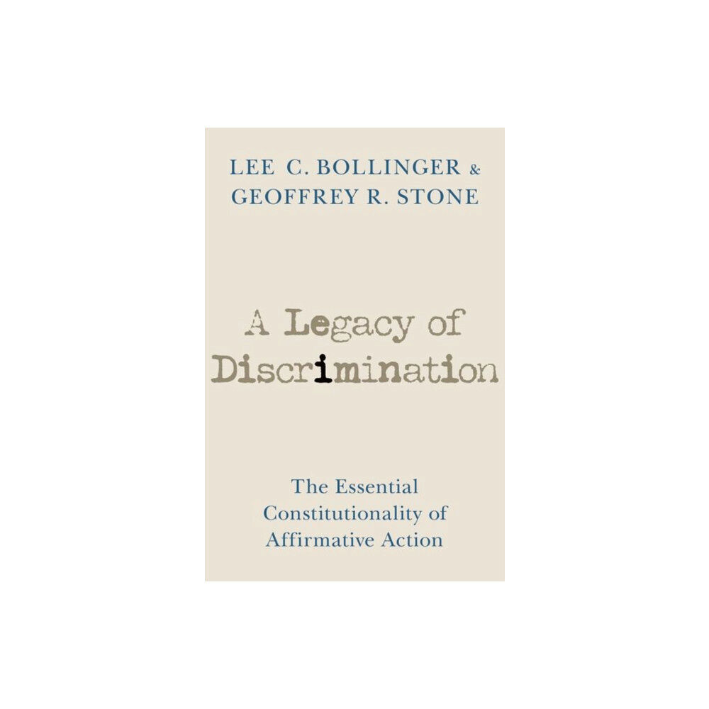 Oxford University Press Inc A Legacy of Discrimination (inbunden, eng)
