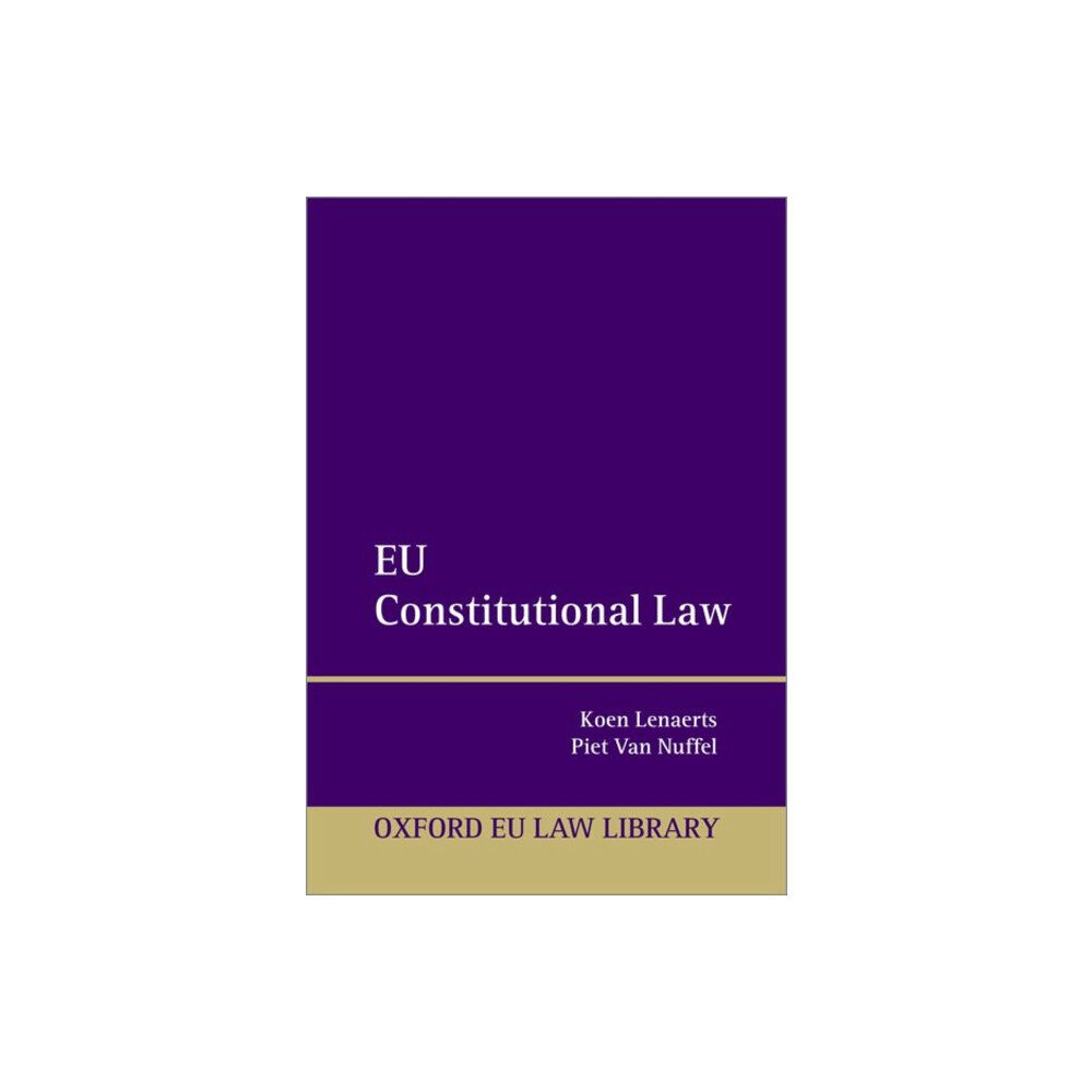 Oxford University Press EU Constitutional Law (inbunden, eng)