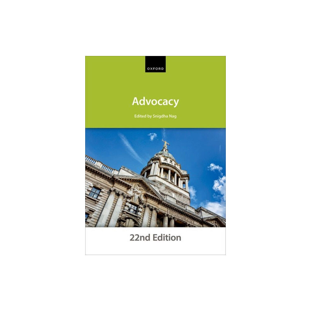 Oxford University Press Advocacy (häftad, eng)