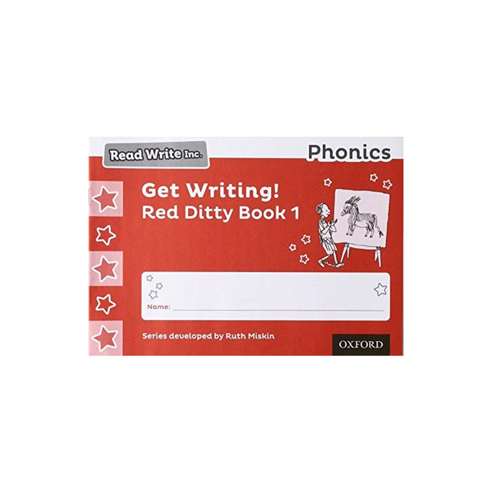 Oxford University Press Read Write Inc. Phonics: Get Writing! Red Ditty Book 1 Pack of 10 (häftad, eng)