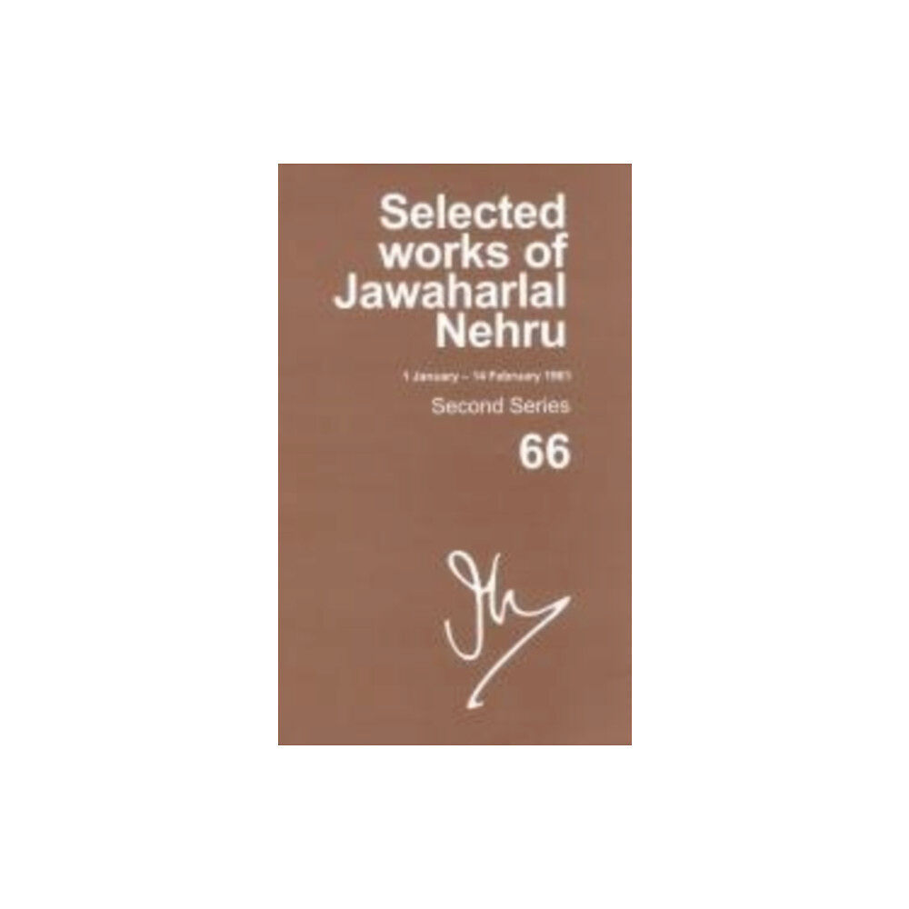 OUP India Selected Works Of Jawaharlal Nehru, Second Series, Vol 66 (inbunden, eng)