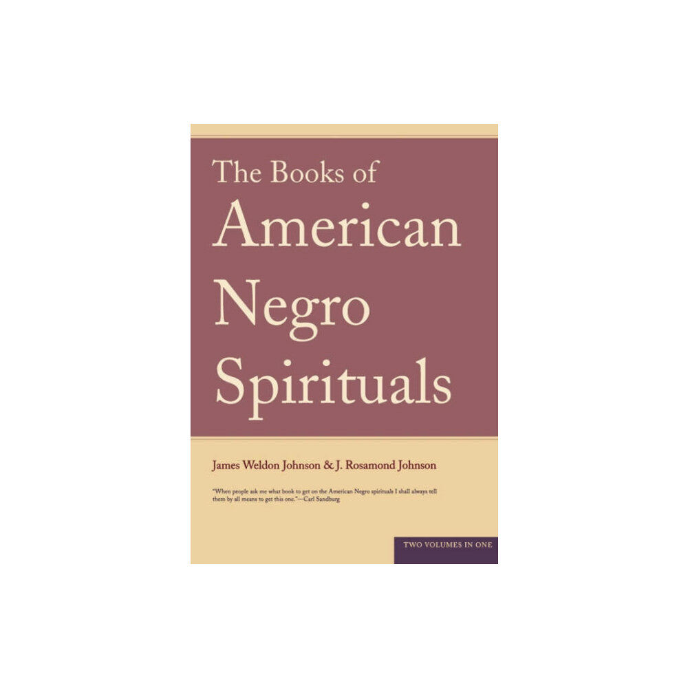 Hachette Books The Books Of American Negro Spirituals (häftad, eng)