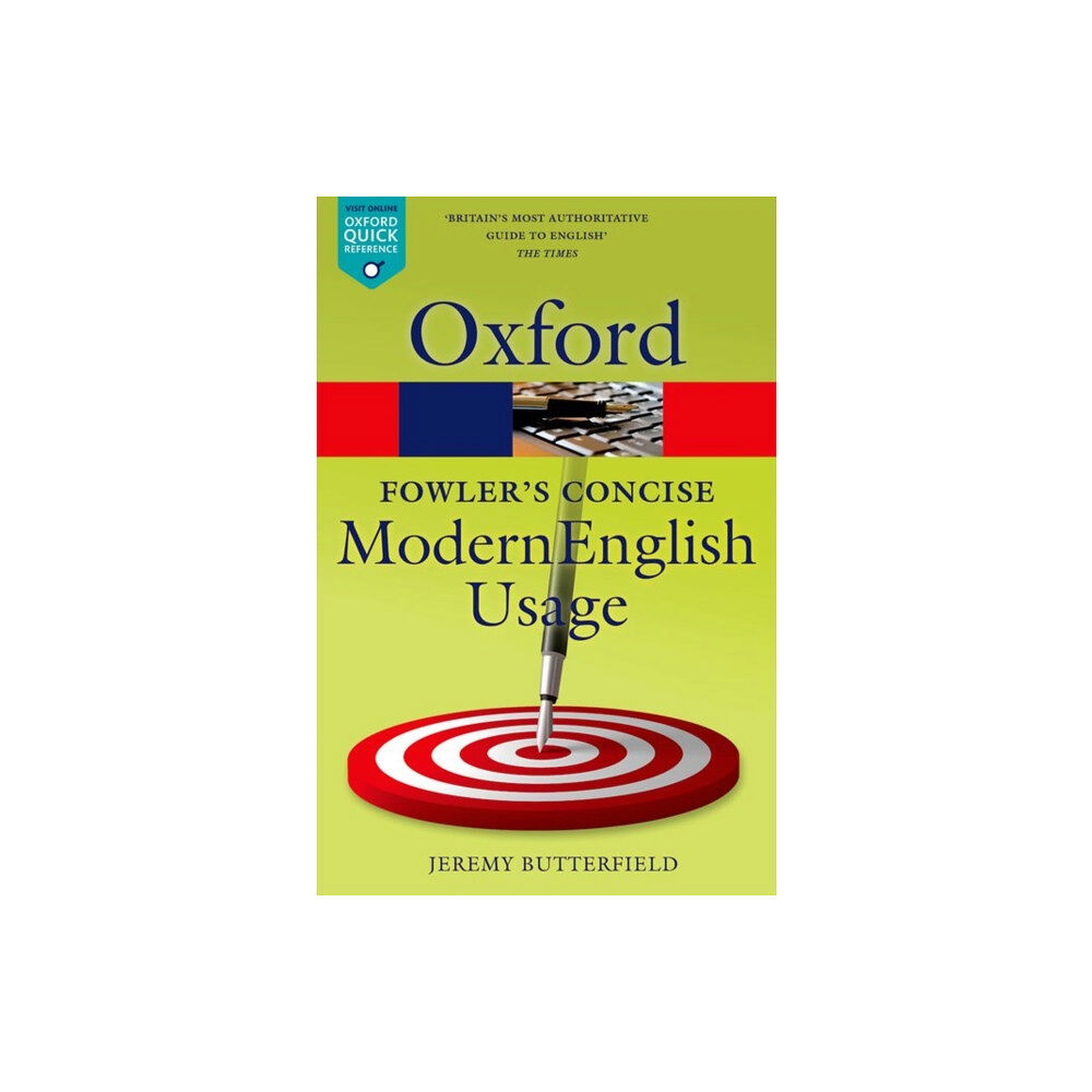 Oxford University Press Fowler's Concise Dictionary of Modern English Usage (häftad, eng)