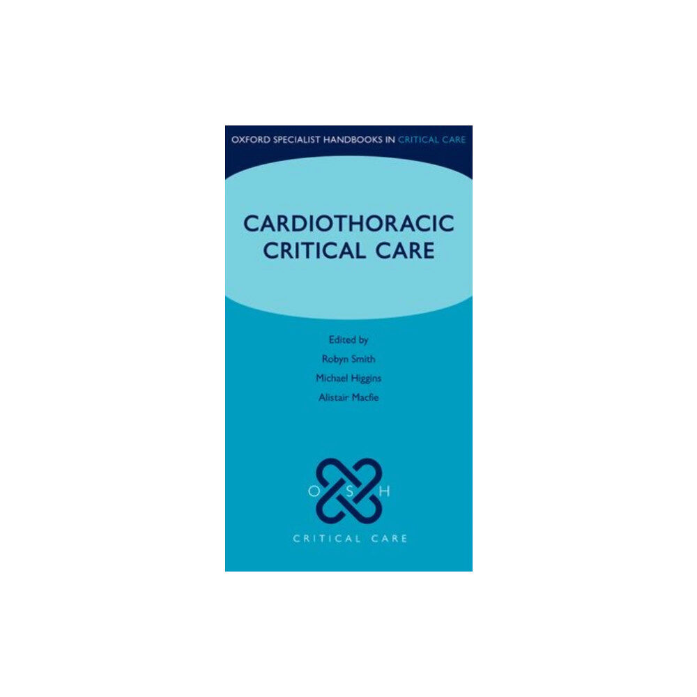 Oxford University Press Cardiothoracic Critical Care (häftad, eng)