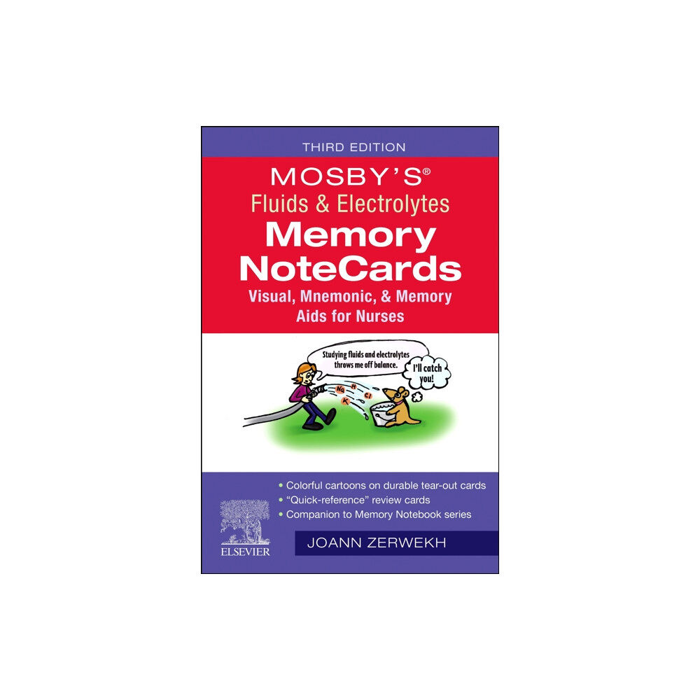 Elsevier - Health Sciences Division Mosby's® Fluids & Electrolytes Memory NoteCards (bok, spiral, eng)