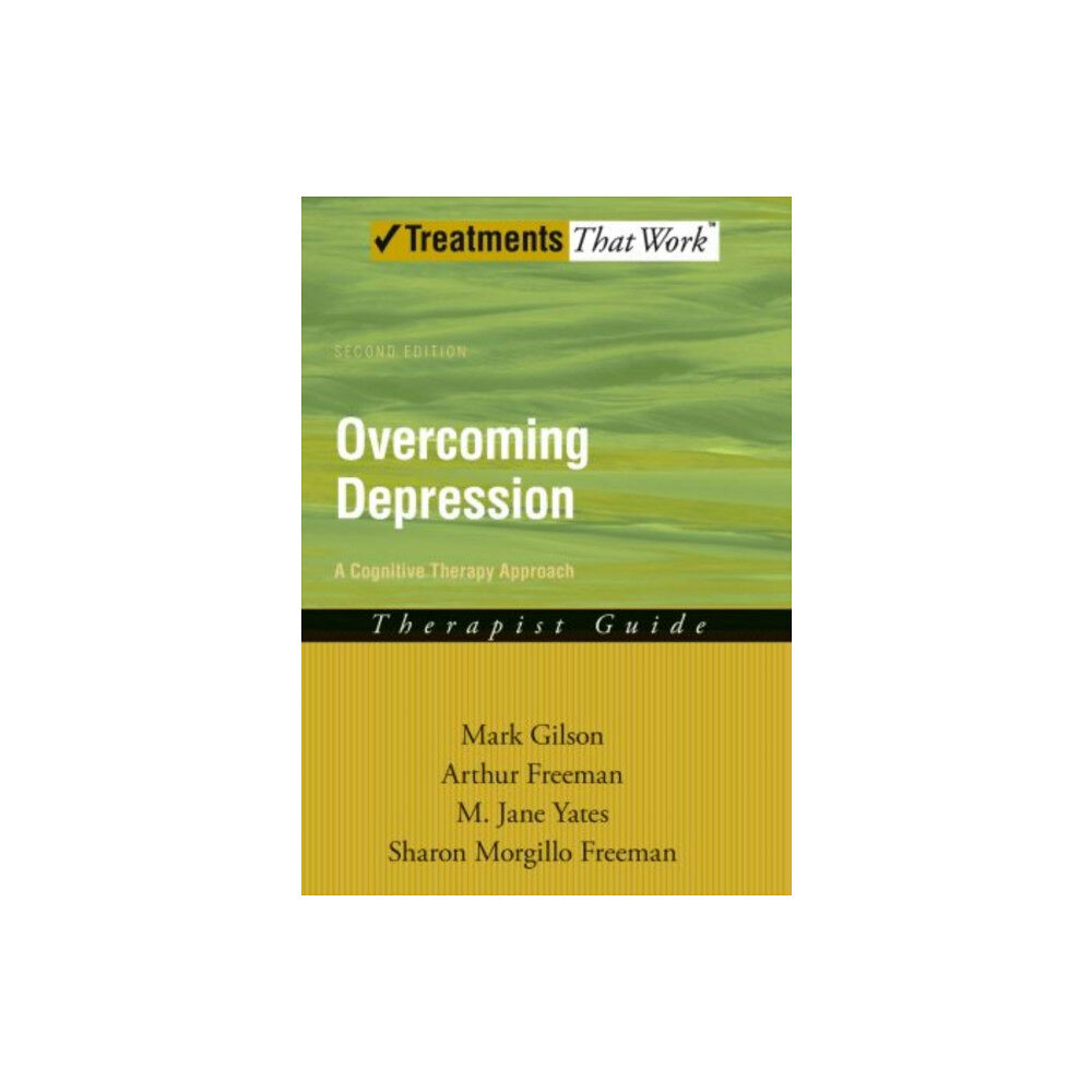 Oxford University Press Inc Overcoming Depression: A Cognitive Therapy Approach (häftad, eng)