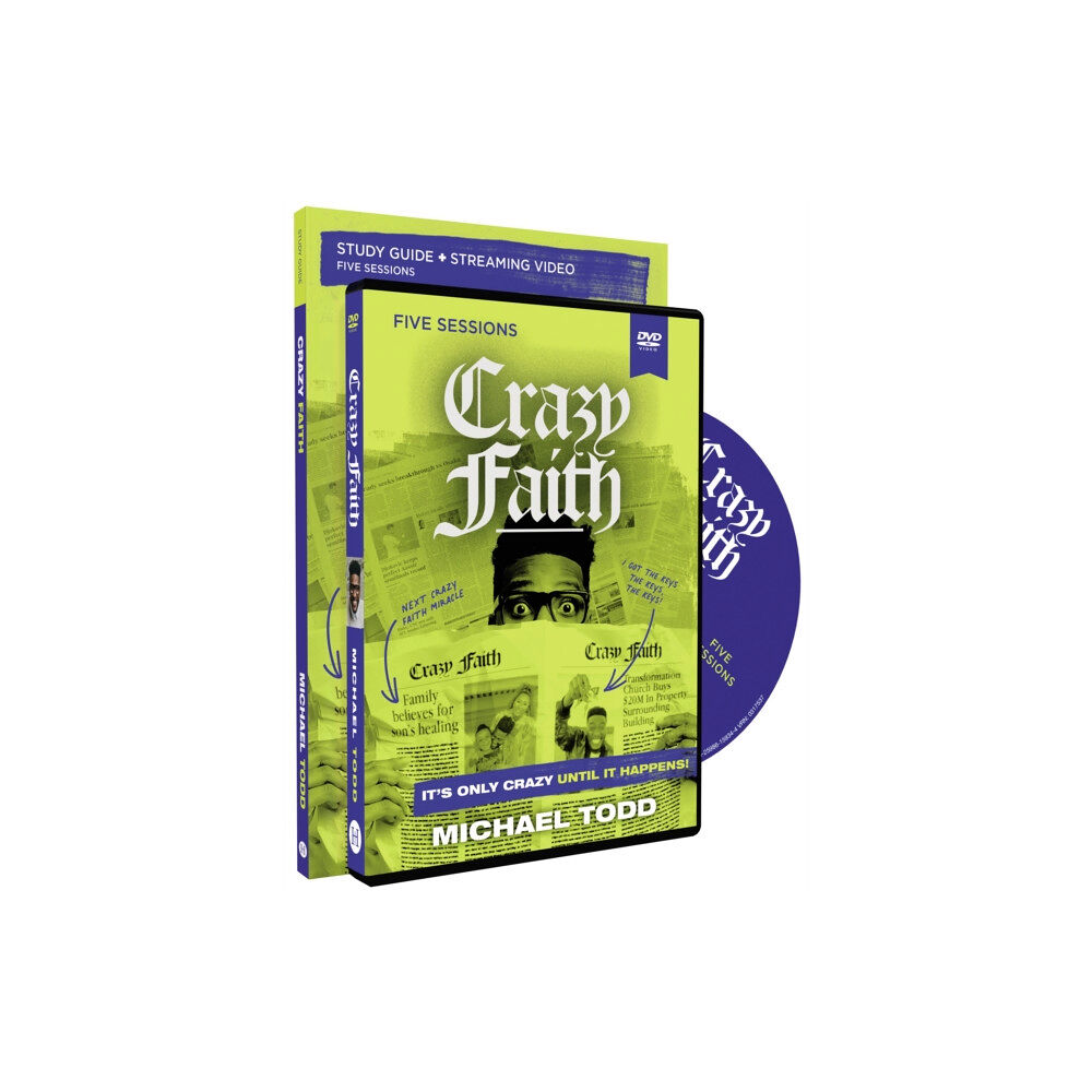 HarperChristian Resources Crazy Faith Study Guide with DVD (häftad, eng)