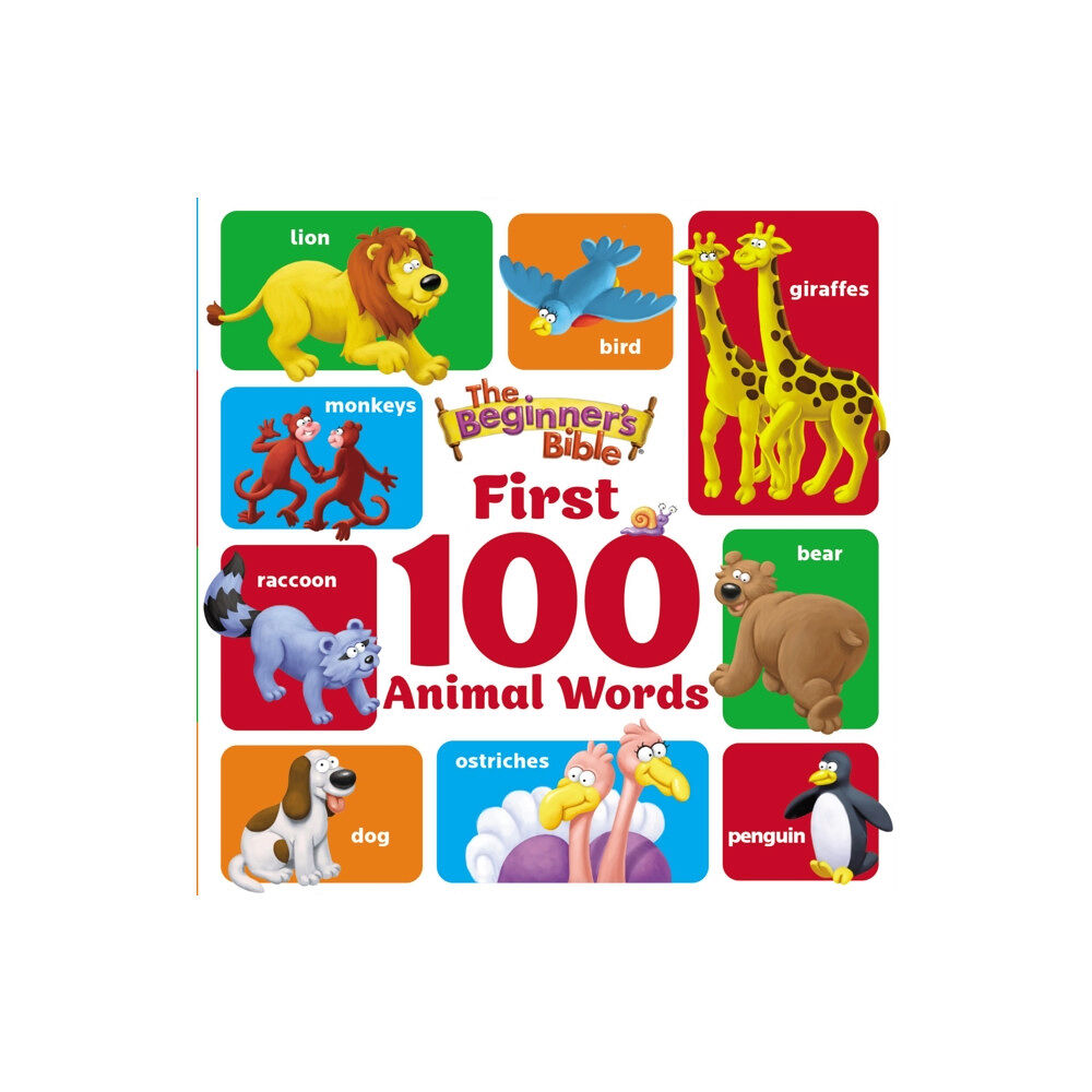 Zondervan The Beginner's Bible First 100 Animal Words (bok, board book, eng)