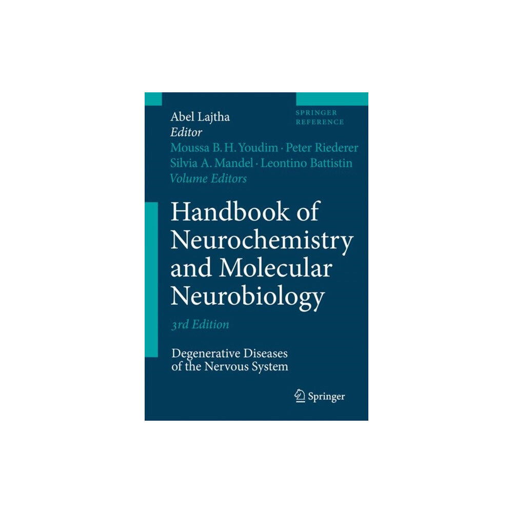 Springer-Verlag New York Inc. Handbook of Neurochemistry and Molecular Neurobiology (inbunden, eng)