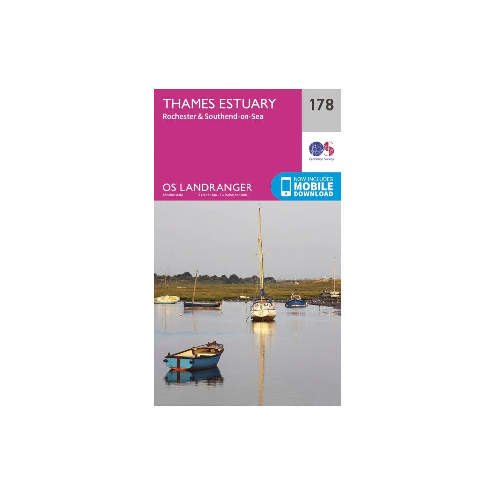 Ordnance Survey Thames Estuary, Rochester & Southend-on-Sea