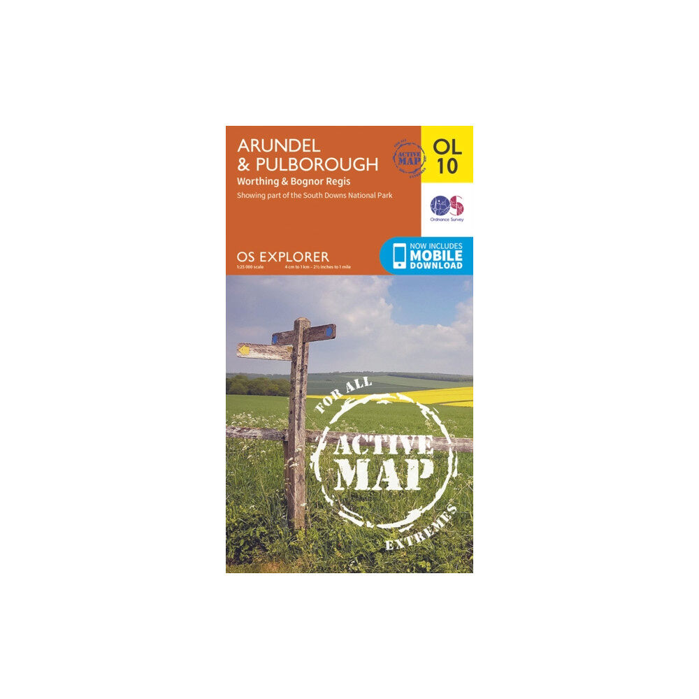 Ordnance Survey Arundel & Pulborough, Worthing & Bognor Regis