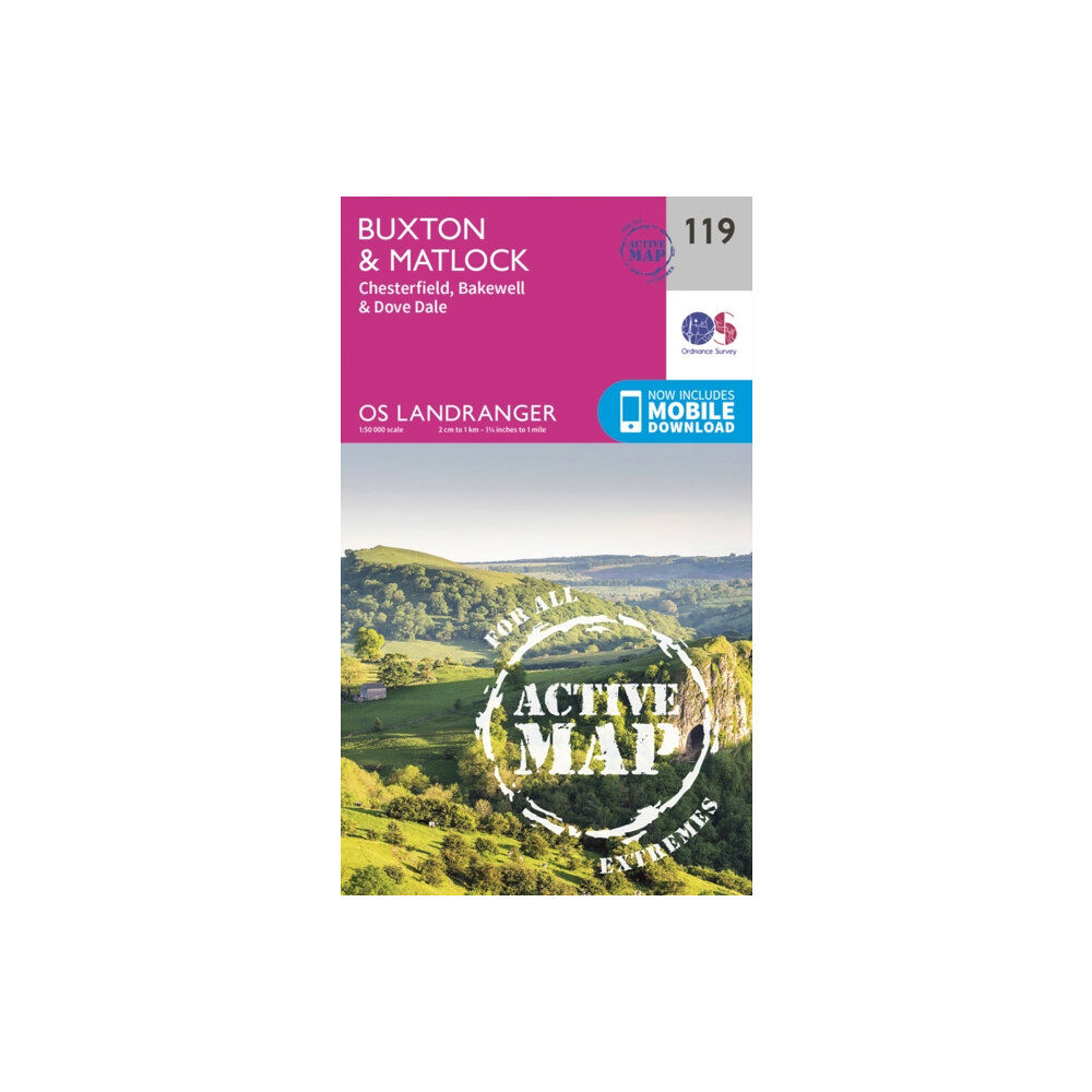 Ordnance Survey Buxton & Matlock, Chesterfield, Bakewell & Dove Dale