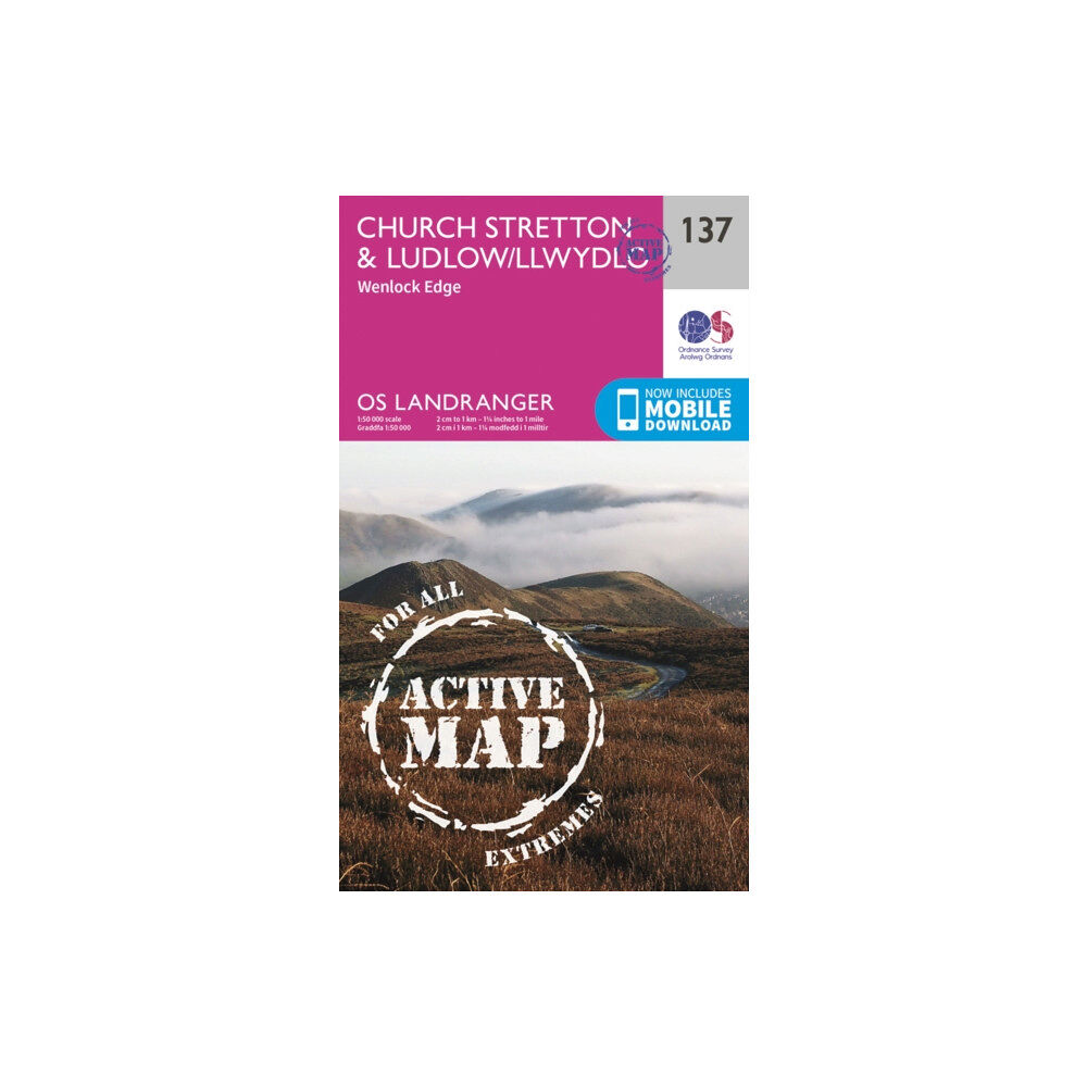 Ordnance Survey Ludlow & Church Stretton, Wenlock Edge