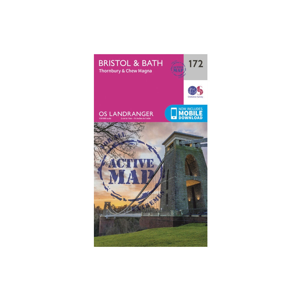 Ordnance Survey Bristol & Bath, Thornbury & Chew Magna