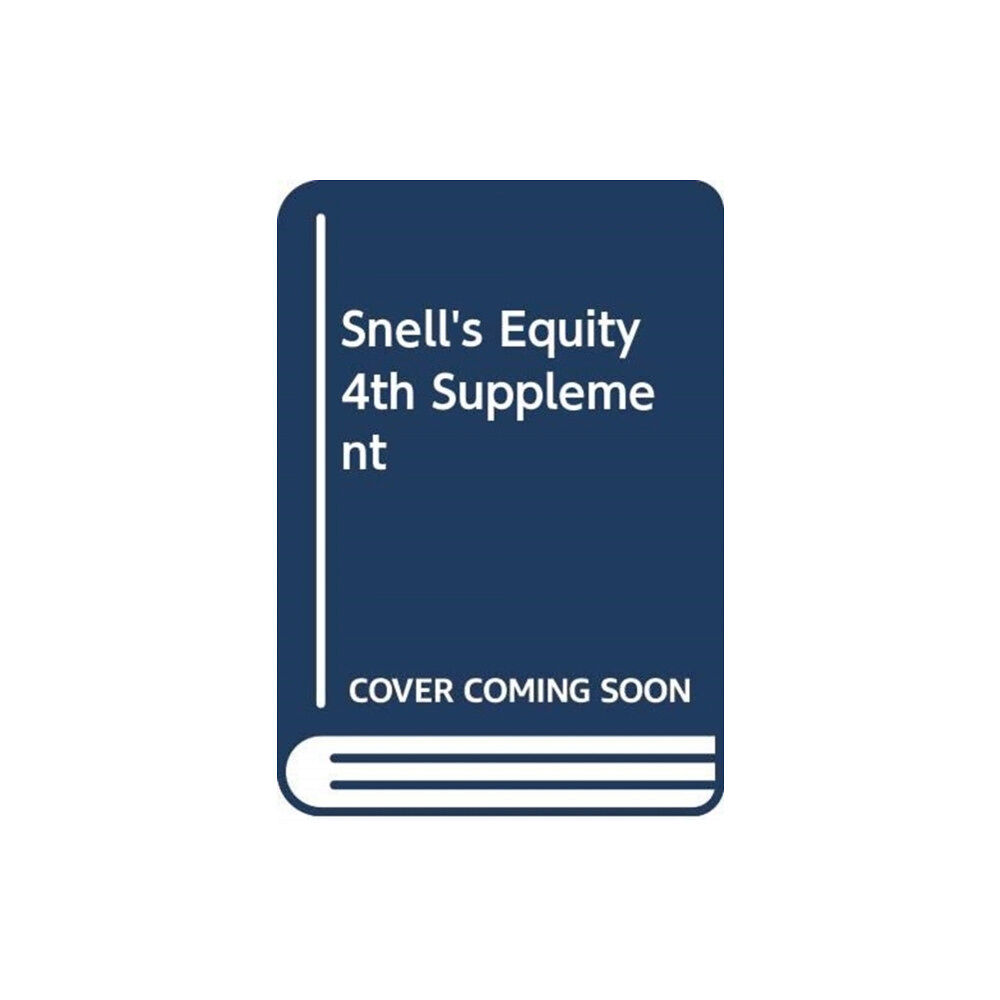 Sweet & Maxwell Ltd Snell's Equity (häftad, eng)