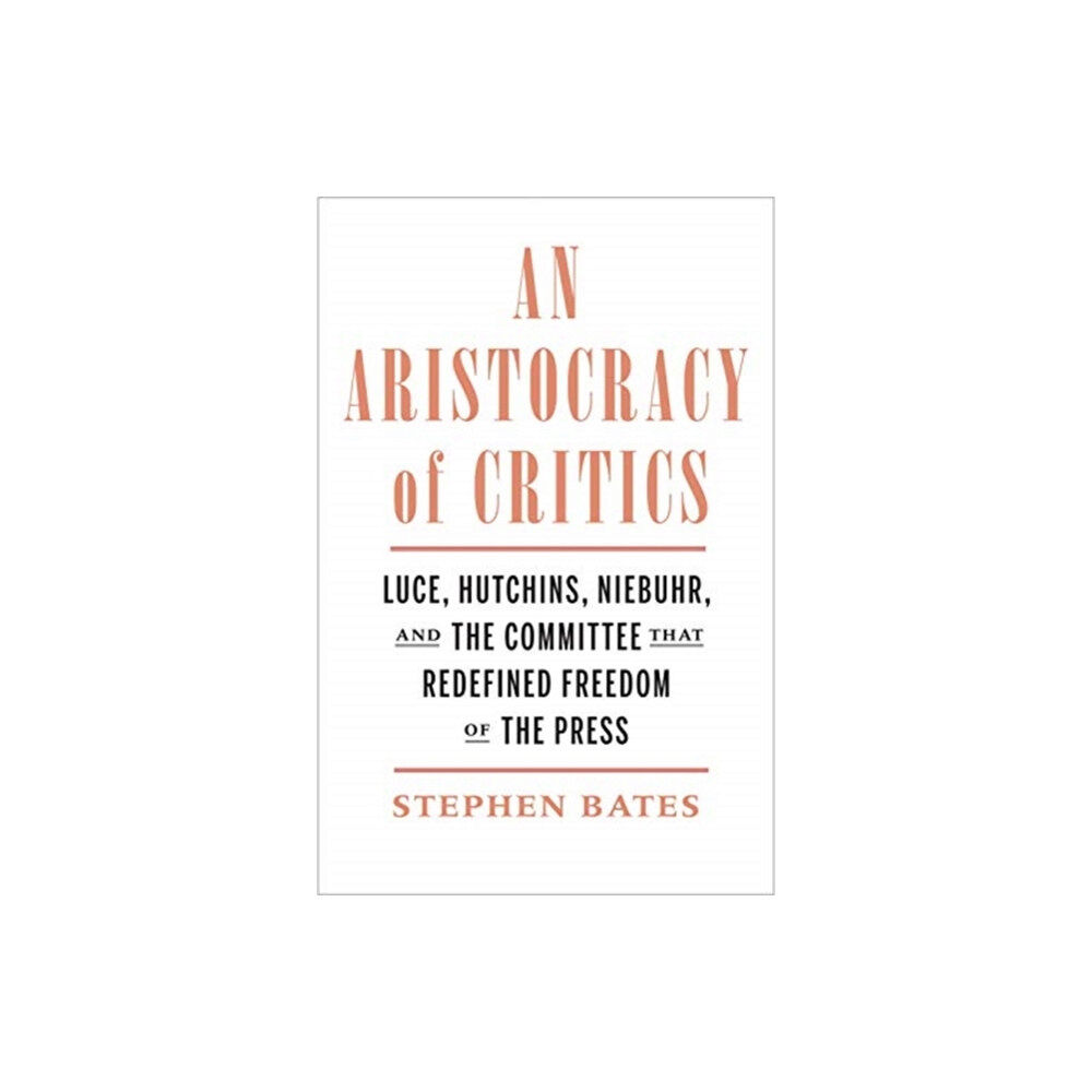 Yale university press An Aristocracy of Critics (inbunden, eng)