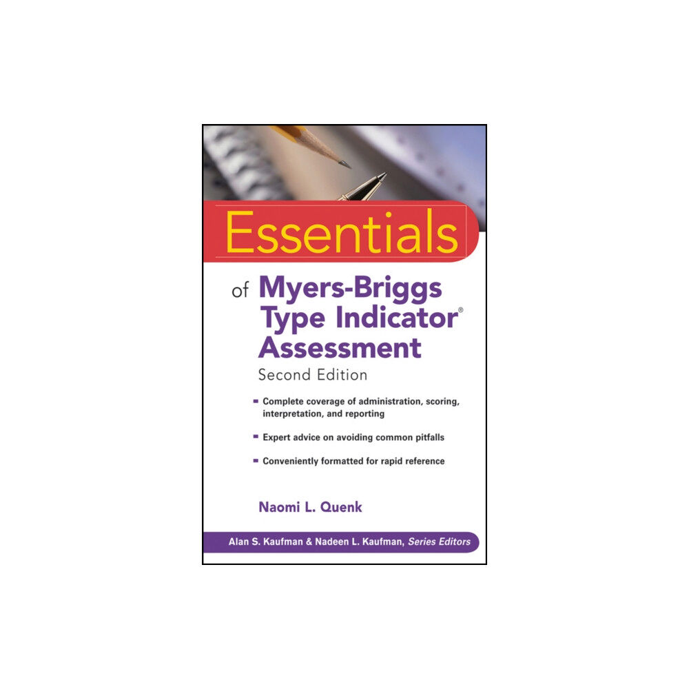 John Wiley & Sons Inc Essentials of Myers-Briggs Type Indicator Assessment (häftad, eng)