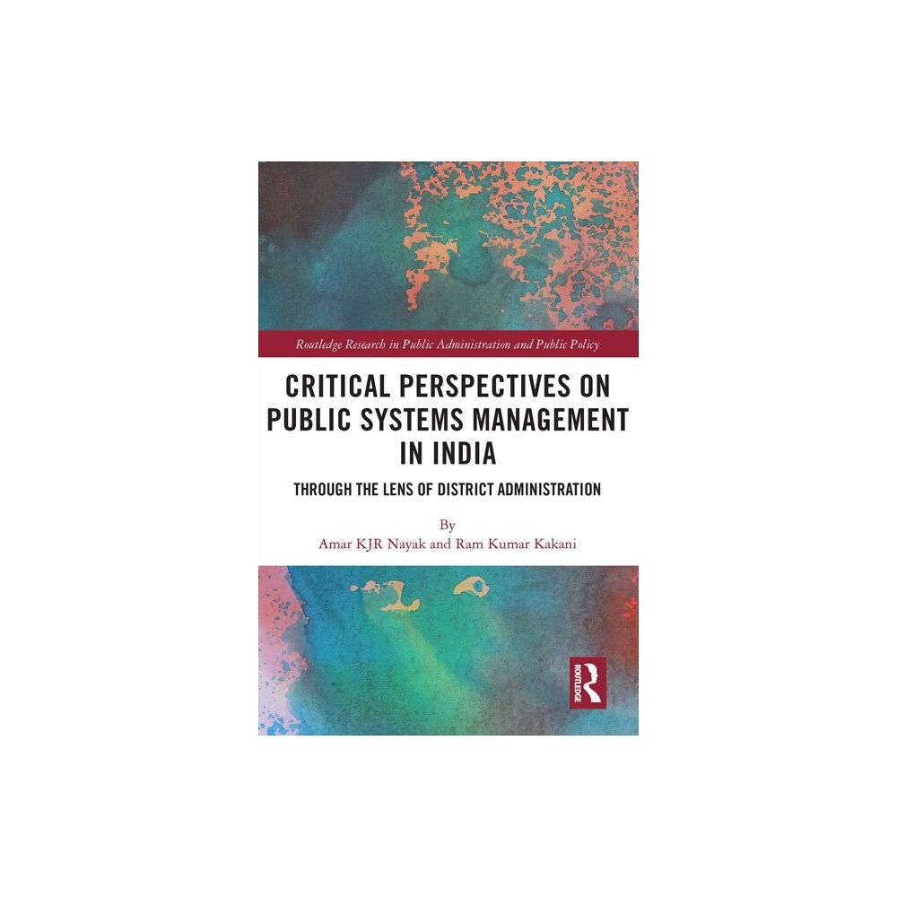 Taylor & francis ltd Critical Perspectives on Public Systems Management in India (häftad, eng)