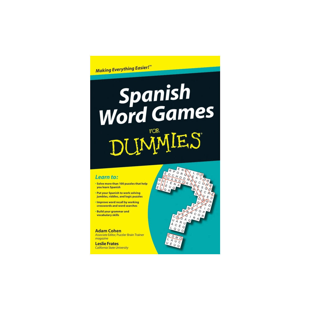 John Wiley & Sons Inc Spanish Word Games For Dummies (häftad, eng)