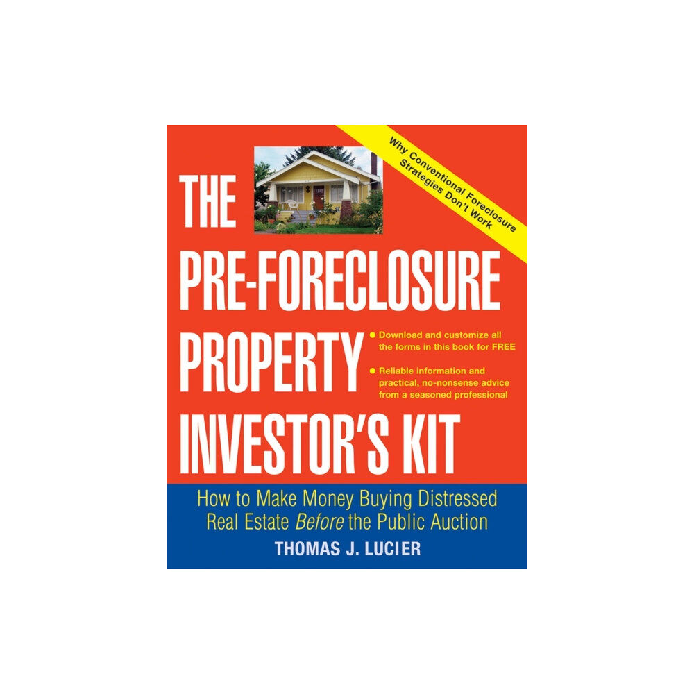 John Wiley & Sons Inc The Pre-Foreclosure Property Investor's Kit (häftad, eng)