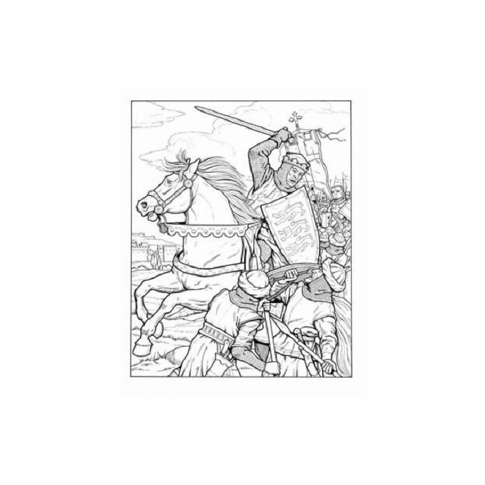 Dover publications inc. Kings and Queens of England Coloring Book (häftad, eng)