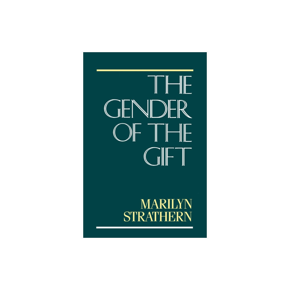 University of california press The Gender of the Gift (häftad, eng)