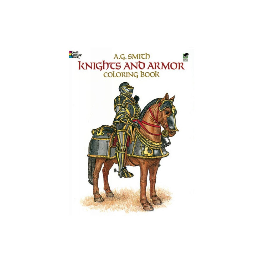 Dover publications inc. Knights and Armour Colouring Book (häftad, eng)